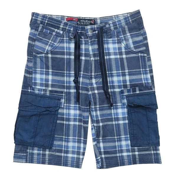 #M10071A2 SUBLEVEL MENS WOVEN CARGO SHORTS - 1A2 - Navy Chacks, 32