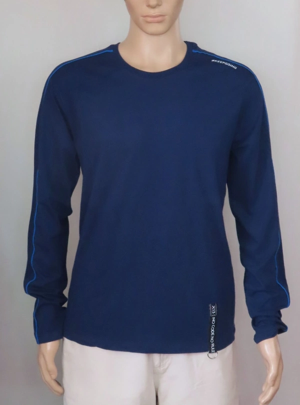 #M9726B5 HRX HRX LONG SLEEVE T SHIRT - 6B5 - Navy, M