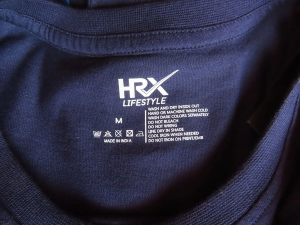 #M9726B5 HRX HRX LONG SLEEVE T SHIRT - 6B5 - Navy, M