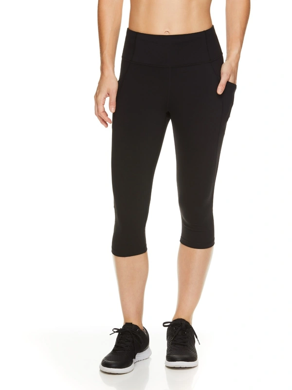 #W12347A1 NEW YORK LAUNDRY  NEW YORK LAVNDRY LADIES STRETCH CAPRI JOGGER - 7A1 - Black, L