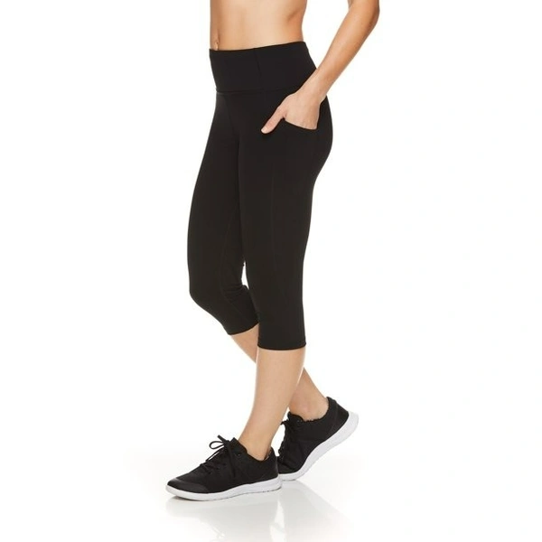 #W12347A1 NEW YORK LAUNDRY  NEW YORK LAVNDRY LADIES STRETCH CAPRI JOGGER - 7A1 - Black, L