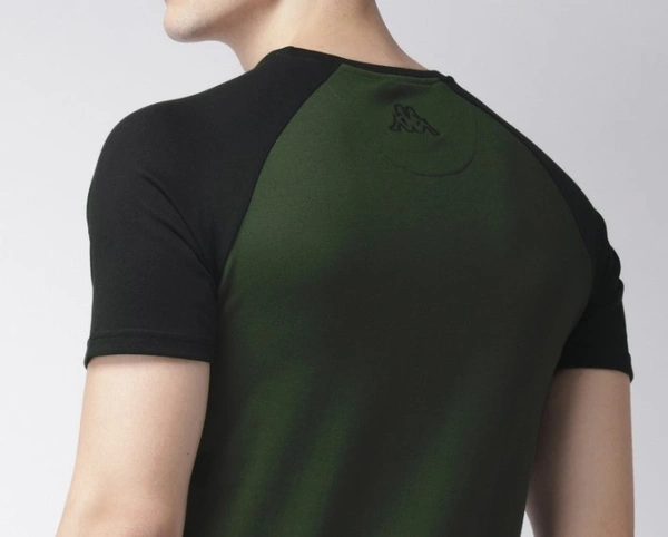 #M9806C4 Kappa  KAPPA CREW NECK T SHIRT - 6C4 - Light Olive, M