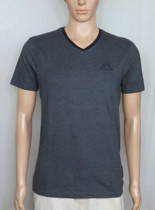 #M9806G2 Kappa KAPPA V NECK T SHIRT - 6G2 - Charcoal, XXL