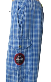 #M9507A1 MARION ROTH MARION ROTH LOUNGE WEAR WOVEN PANTS - 7A1 - Blue Checks, L