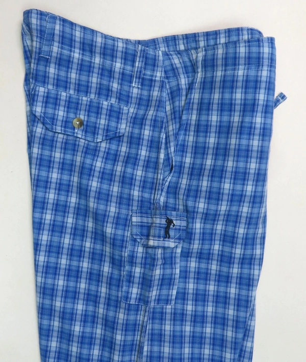 #M9507A1 MARION ROTH MARION ROTH LOUNGE WEAR WOVEN PANTS - 7A1 - Blue Checks, L