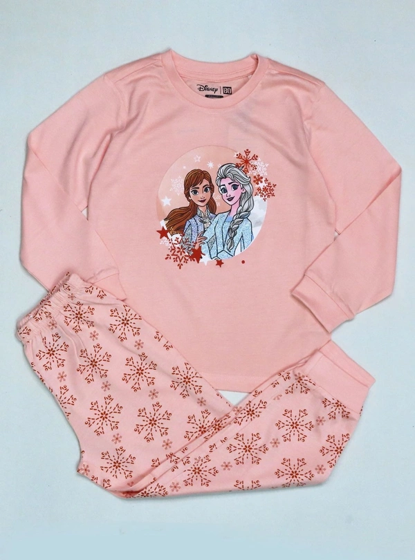 #JG21053A1 DISNEY DISNEY GIRLS MODEL PYJAMA SET - 3A1 - PEACH TOP, 2-3 Years