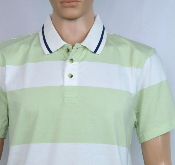 #M10122A1SOVEREIGN CODE  SOVEREIGN CODE STRIPED POLO - 2B2 - Pink, S