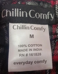 #M9886A1 CHILLIN COMFY WOVEN FLANNEL SLEEP PANT -  - 1 Option, M
