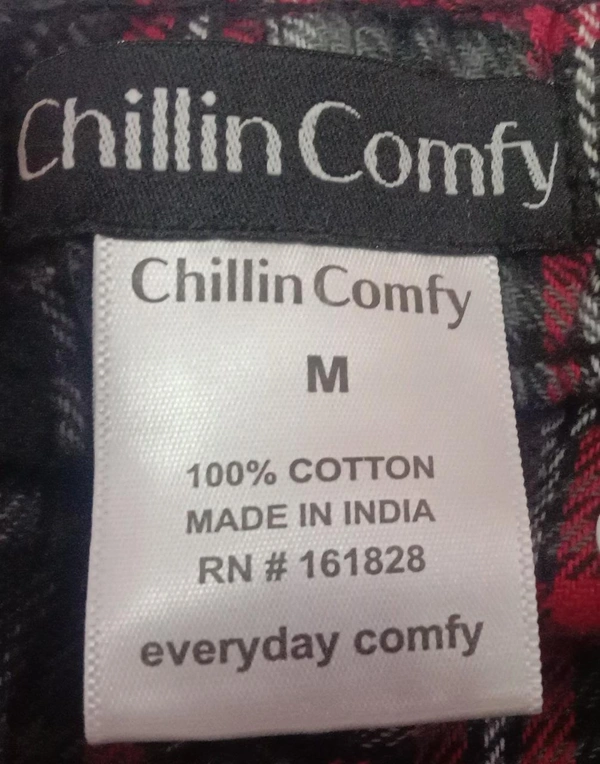 #M9886A1 CHILLIN COMFY WOVEN FLANNEL SLEEP PANT -  - 1 Option, L