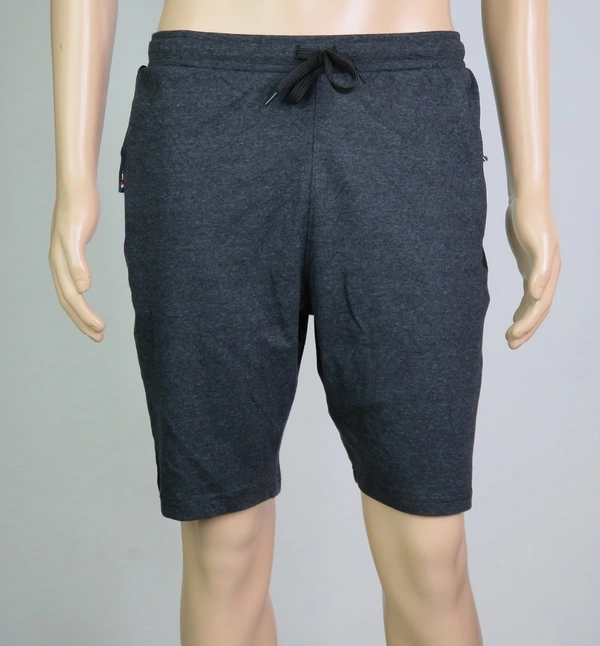 #M9068R331 Neutral  MENS KNIT SHORTS - 3B1 - Anthra Melange, L