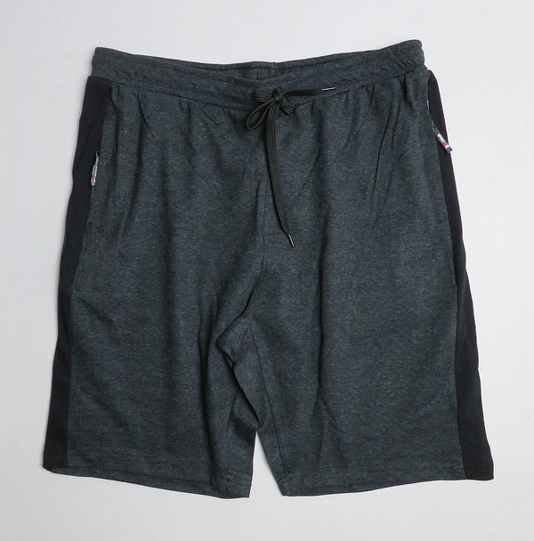 #M9068R331 Neutral  MENS KNIT SHORTS - 3B1 - Anthra Melange, XXL