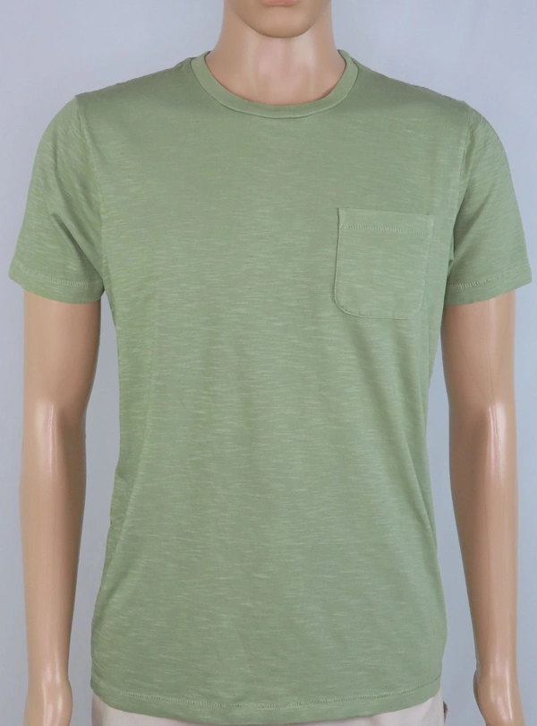 #M9892B1 EAST WEST EAST WEST SLUB KNIT T SHIRT - 2B1 - Olive Green, S