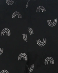 #SG20599A7 Rio OLDER GIRLS STRETCH LEGGING - 9A7 - Black AOP, 13/14 Years