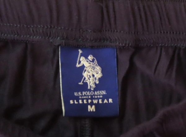 #M9791A3 U.S. POLO ASSN (Label Slit) U.S. POLO ASSN MENS MODAL SLEEP JOGGER - 1A3 - Black, M