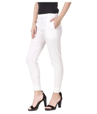 #FBTR0001 Fabclub  Trouser Pant - 001 - White, 32
