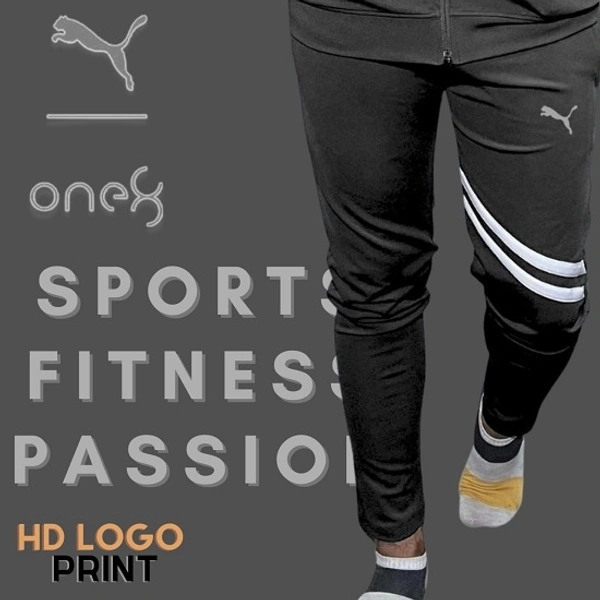 #Spotdeer India  4 Way Lycra Narrow Fit Trackpant *PUMA* (SDSVST) - 041 - Black, L