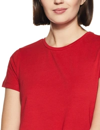 #W12390D1 Symbol Essentials Symbol Ladies Stretch Tshirt - 0D1 - Red, S