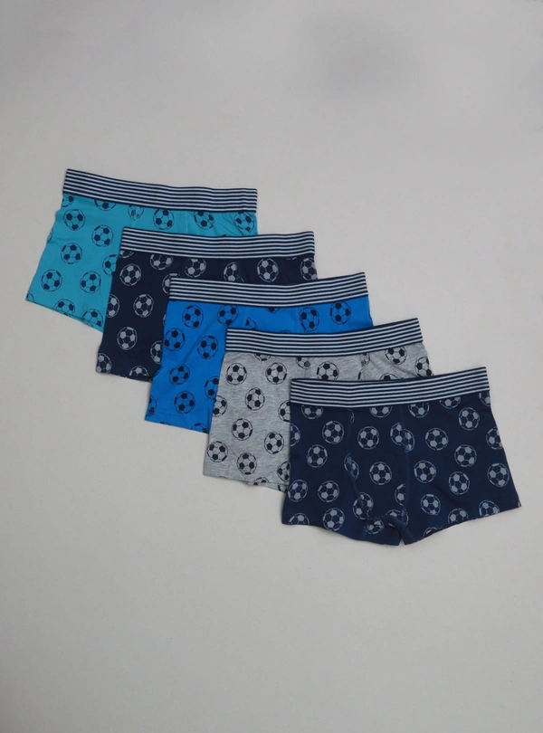 #SB14987PO5A6 M&S BOYS 5 PACK BOXERS 5A6 - MIXED, 13/14 Years