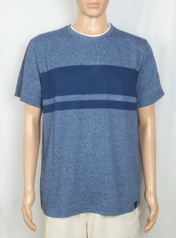 #M9872A2 Denim & Flower  DENIM& FLOWER GRINDLE YARN TSHIRT  2A2 - Griddles Navy, S