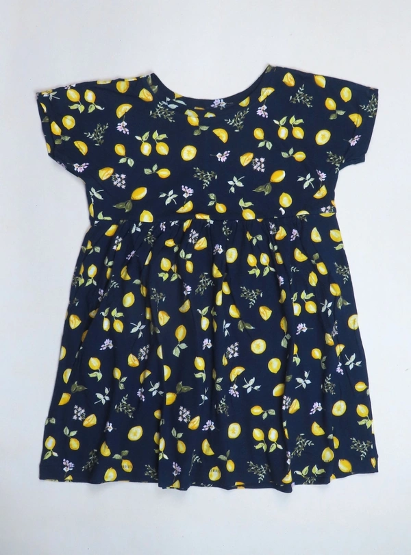 #SG210 OLD NAVY GIRLS PRINTED KNITDESS 4E6