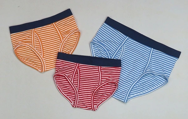 #JB15313PO5A1 PRIMARY  PRIMARY BOYS 5 PACK OUTER ELASTIC BRIEFS 5A1 - Mixed Colours, 4-5 Years