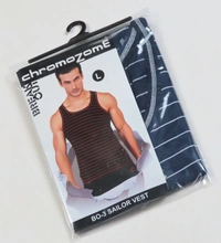 #M9942A1 Chromosome  CHROMOZOME STRIPED VEST 2A1 - Navy, M