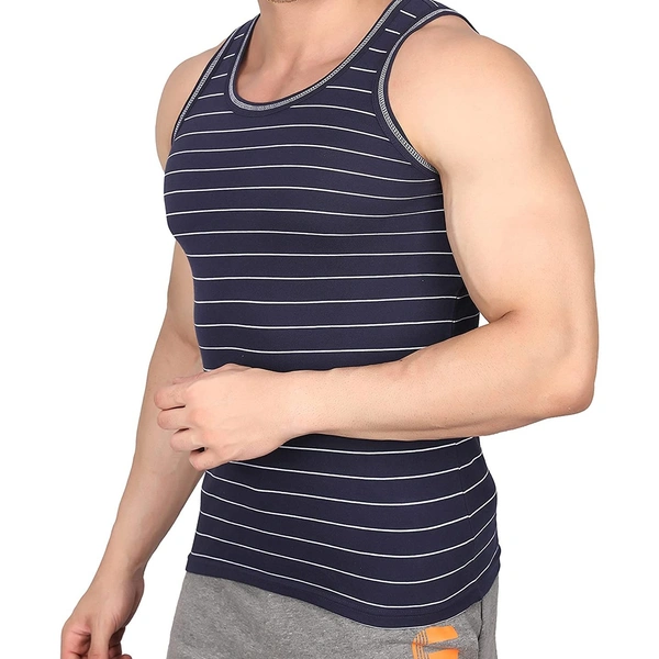 #M9942A1 Chromosome  CHROMOZOME STRIPED VEST 2A1 - Navy, L