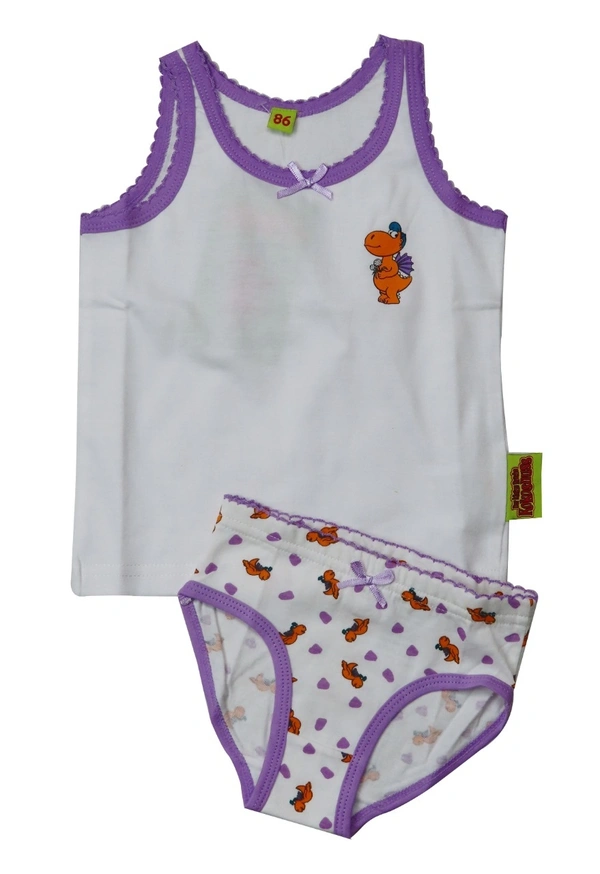 #G14550C KOKOSNUSS GIRLS PRINTED INNER WEAR SETS 50C - As image, 5/6 Years