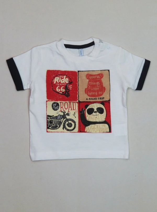 #A30398A3 IDEXE IDEXE BABY BOYS TSHIRT  8A3 - White, 3-4y