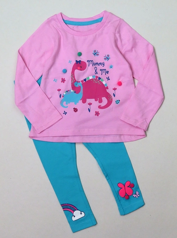 #JG20588A3 DUNNES  DUNNES GIRLS PRINTED 2 PC SET 8A3 - 2 options as in image, 2/3y