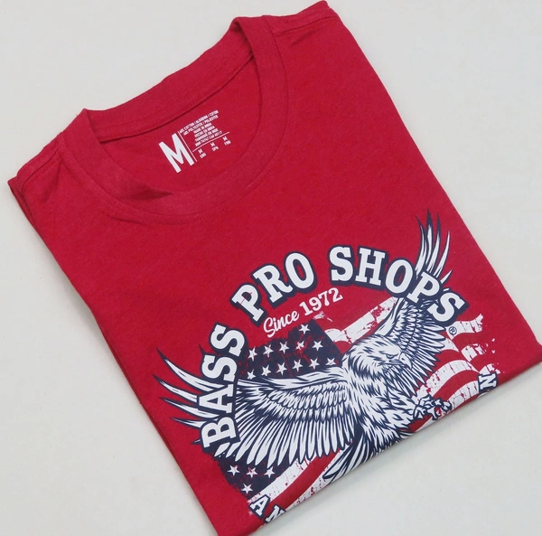 #M9921B4 CABELA'S  CABELA'S PRINTED T SHIRT 1B4 - Red, M