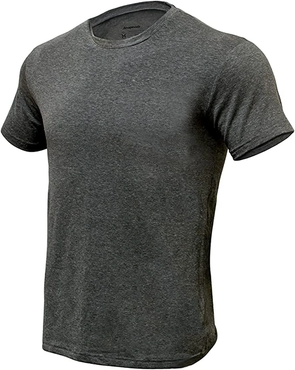 #M9918D1 Aeropostale  AEROPOSTALE CREW NECK UNDERSHIRT 8D1 - Charcoal, L