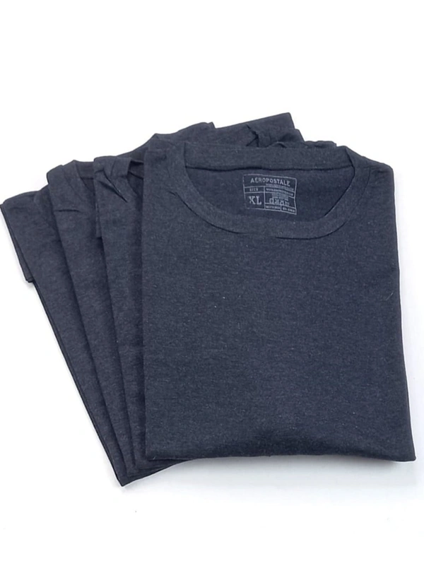 #M9918D1 Aeropostale  AEROPOSTALE CREW NECK UNDERSHIRT 8D1 - Charcoal, L