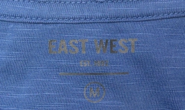#M9892A1 EAST WEST  EAST WEST SLUB KNIT T SHIRT 2A1 - Navy, S