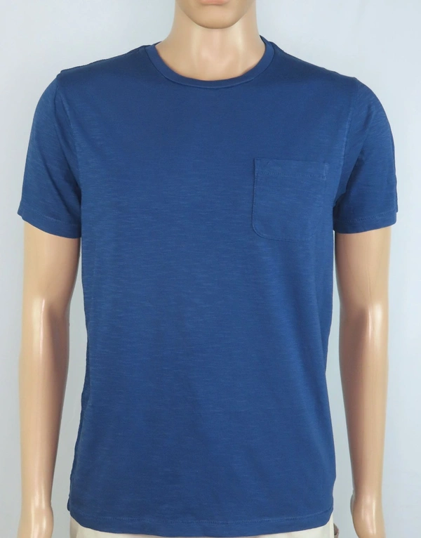 #M9892A1 EAST WEST  EAST WEST SLUB KNIT T SHIRT 2A1 - Navy, M