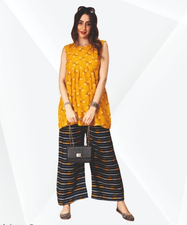 #FBSETKR127 Fanclub  Rayon Printed Flared Kurta Set For Women LYL - As image, XXL