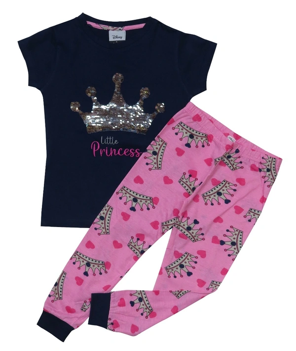 #JK14943C1 Disney (George) DISNEY GIRLS 2PC SET  3C1 - 1 Combo an in image, 4/5y