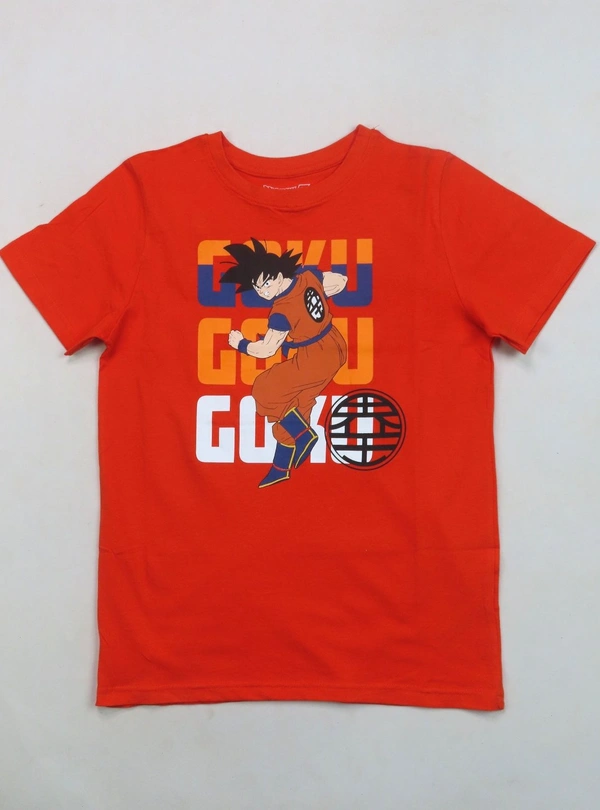 #SB15272A6 DRAGONBALLZ DRAGONBALLZ BOYS PRINTED TSHIRT  2A6 - Orange, 13-14y