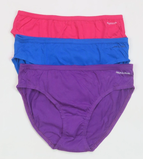 #W12388A1 Fruit Of The Loom FOTL 3 PACK BIKINI BRIEFS 8A1 - Mixed, M