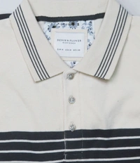 #M10142A1 DENIM & FLOWER  DENIM & FLOWER STRIPED POLO 2A1 - As image, XL