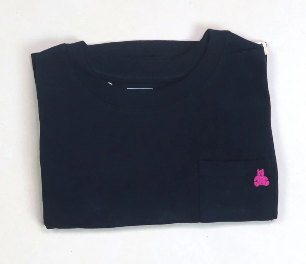 #G21272D2 GAP GAP GIRLS POCKET T SHIRT 2D2 - Navy, 4 Years