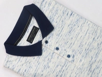 #M10142F1 DENIM & FLOWER  DENIM & FLOWER SLUB JERSEY POLO 2F1 - Ecru, M