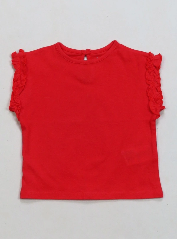 #A30680D1 KIABI KIABI BABY GIRLS  PRINTED TSHIRT  0D1 - Red, 18m