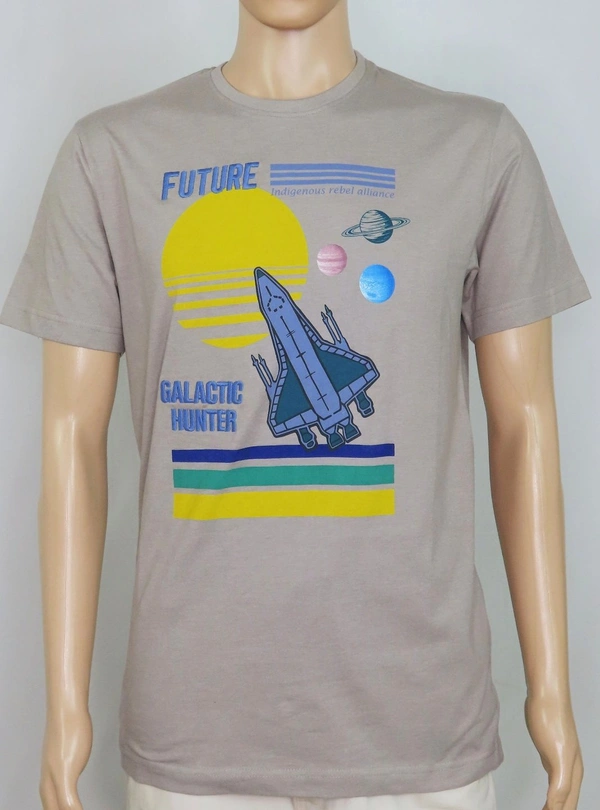 #M10147B1 Max MAX PRINTED TSHIRT 7B1 - Stone, L