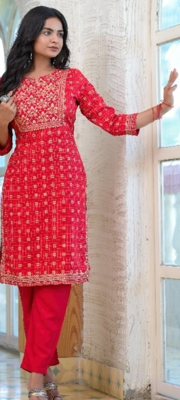 #1002 MINU PrathistaCombo Kurti  002 - as image, XL