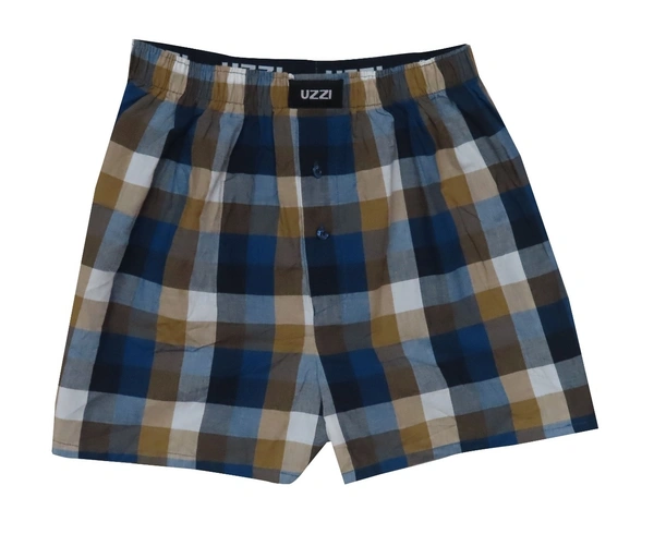 #M9419UE1 UZZI MENS WOVEN BOXER SHORTS UE1 - As image, XS