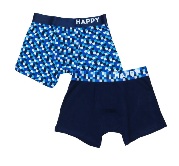#M9130A HAPPY SHORTS MENS TWIN PACK BOXERS 30A - As image, M