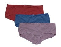 #W12052H3 REDTAG LADIES 3 PACK STRETCH HIPSTERS 2H3 - Mixed Colours, 80 cms