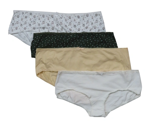 #W12052H3 REDTAG LADIES 3 PACK STRETCH HIPSTERS 2H3 - Mixed Colours, 80 cms