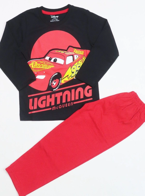 #B15283C1 CARS (Disney) CARS BOYS PYJAMA SET  3C1 - Black/Red, 9-10y